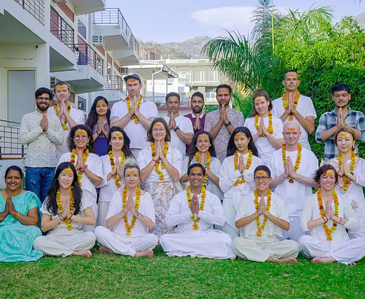 march batch in hariom yoga vidya school in rishikesh
